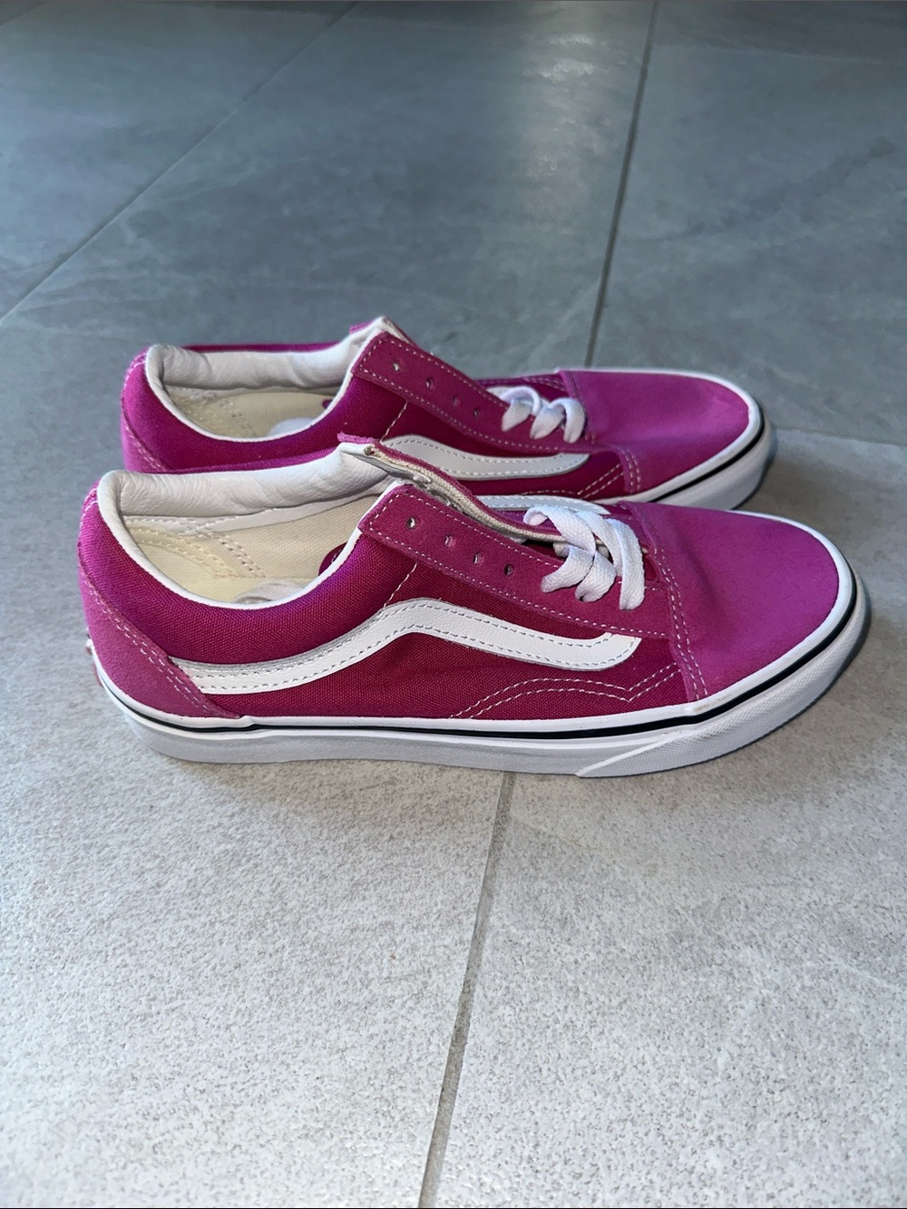 Vans have Sneakers in Bright Magenta and White